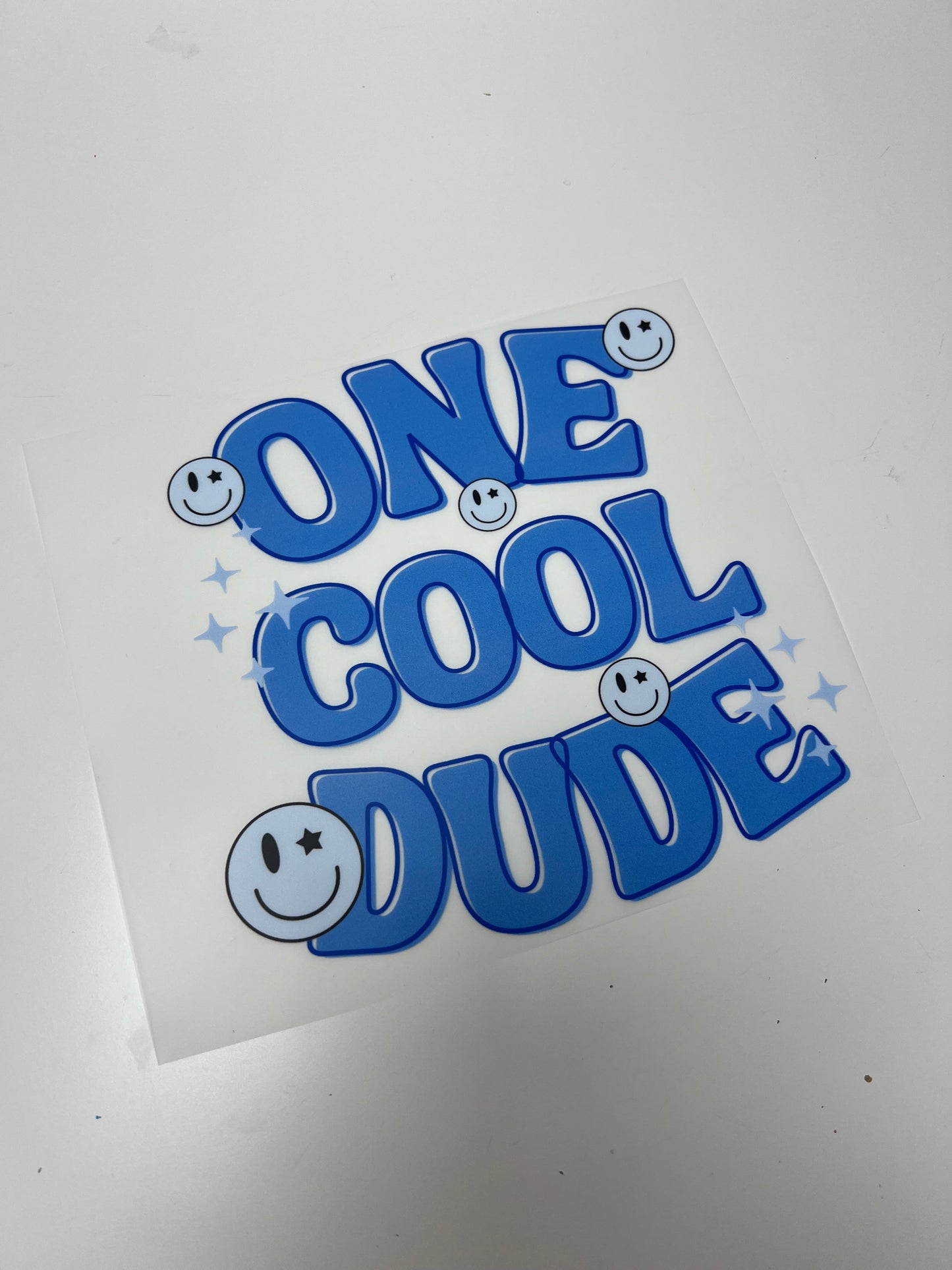 18-19cm One Cool Dude DTF Print
