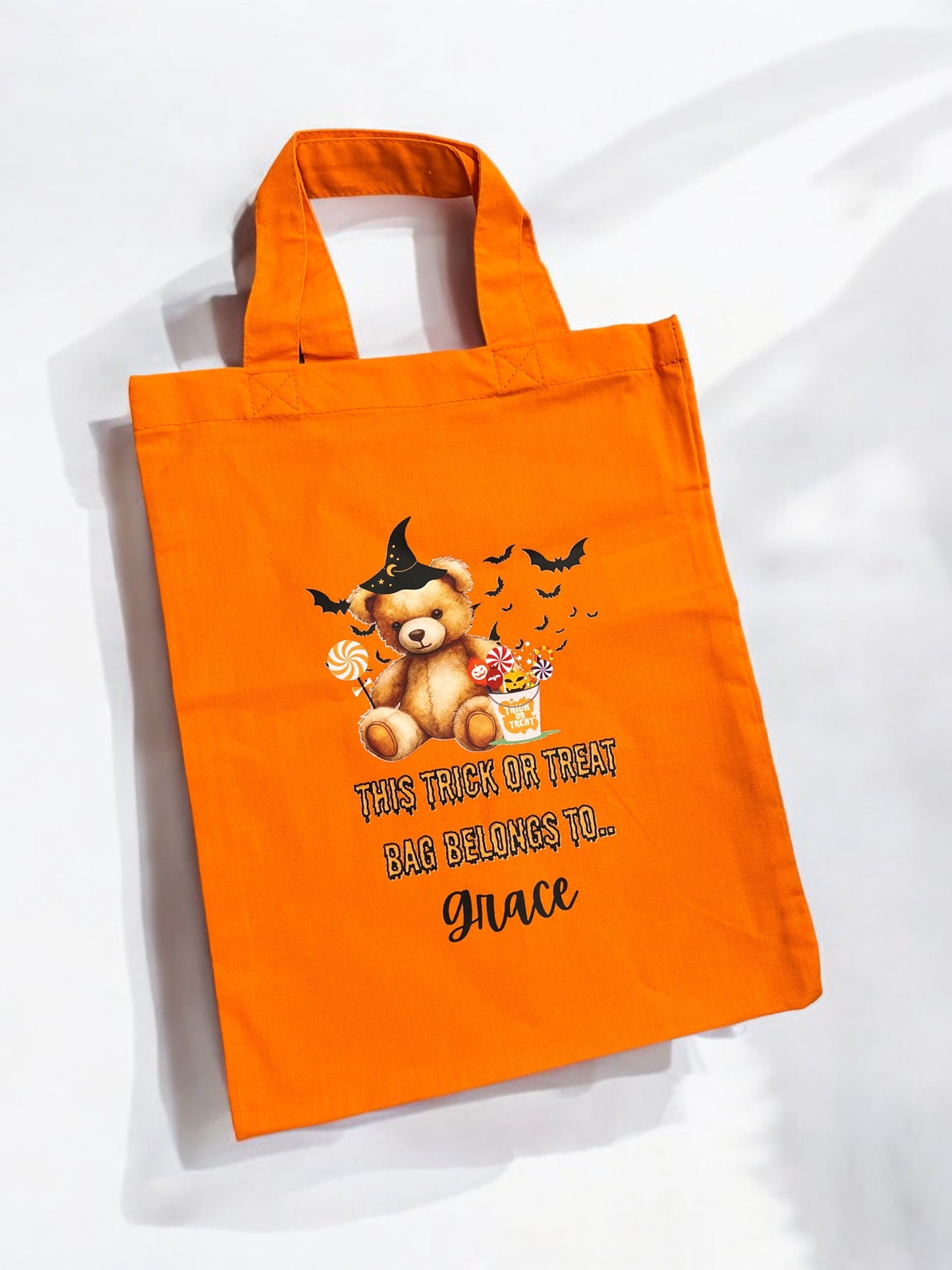 Personalised Halloween Trick or Treat Bag