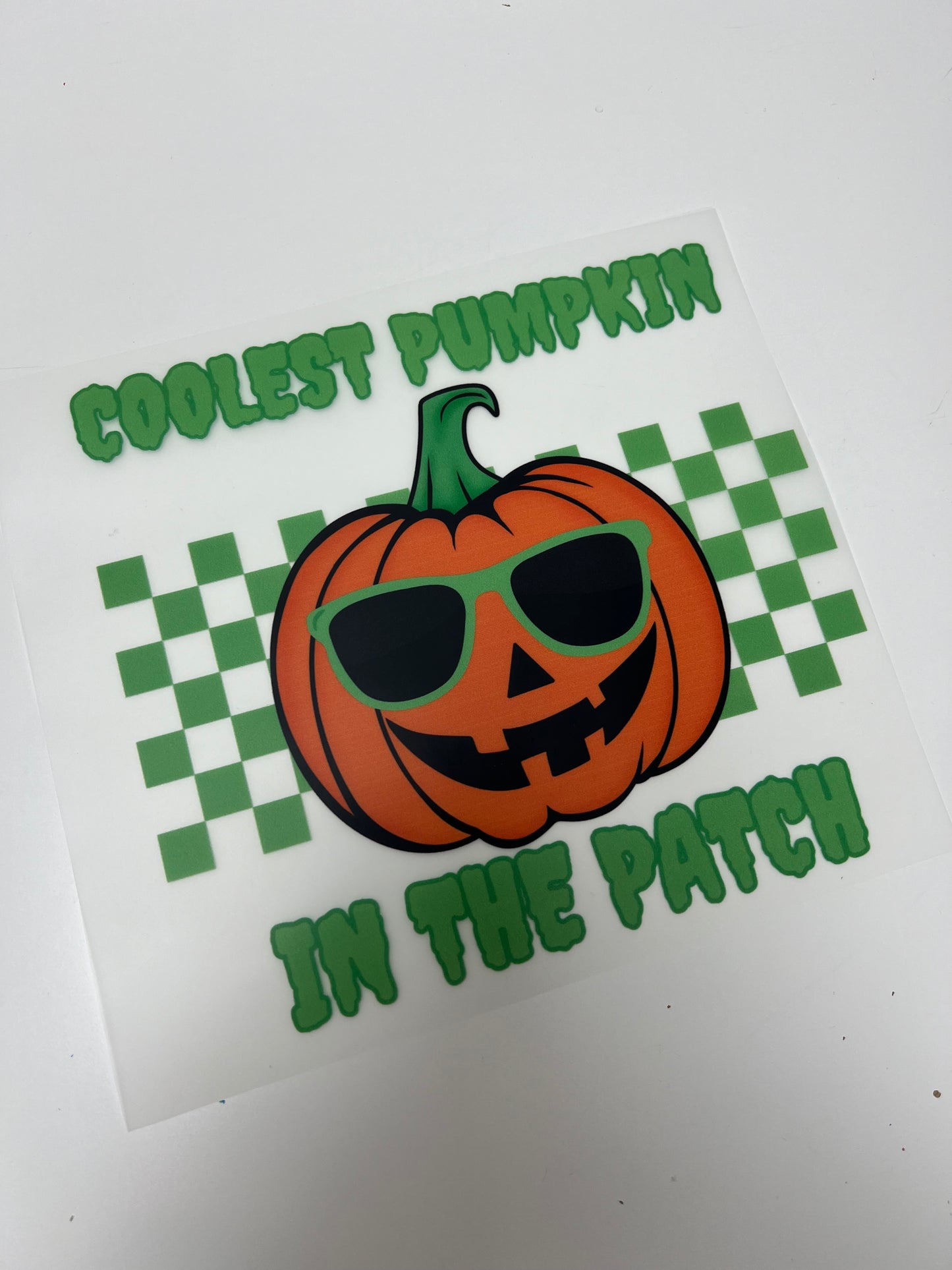 18-19cm Coolest Pumpkin DTF Print
