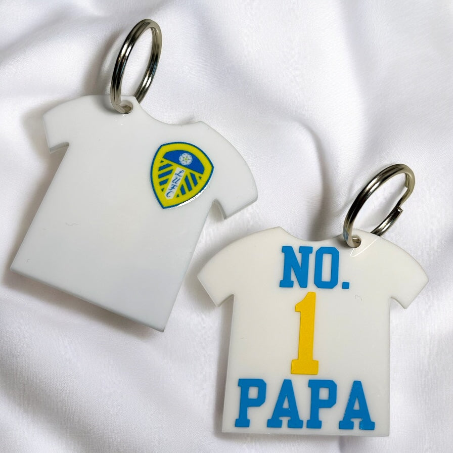 Personalised Football Shirt Keyring