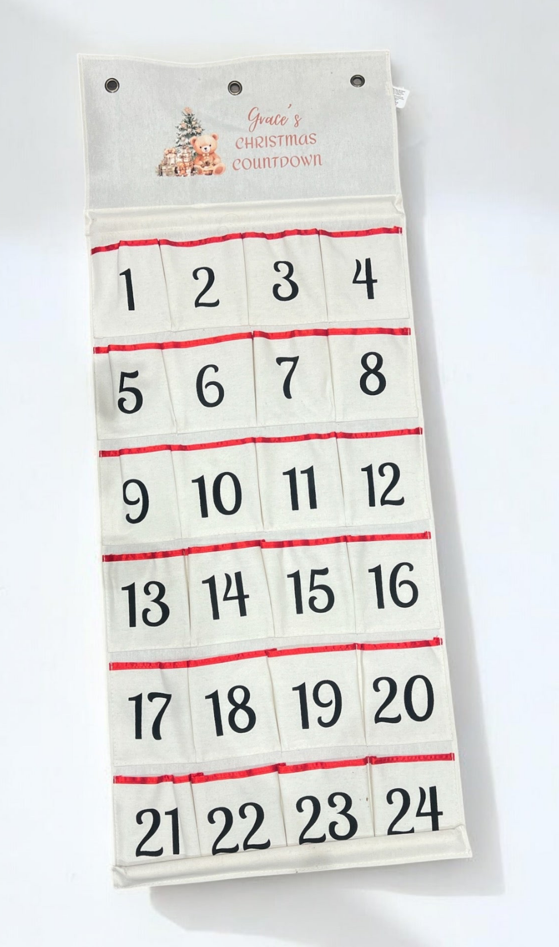 Personalised Christmas Advent Calendar