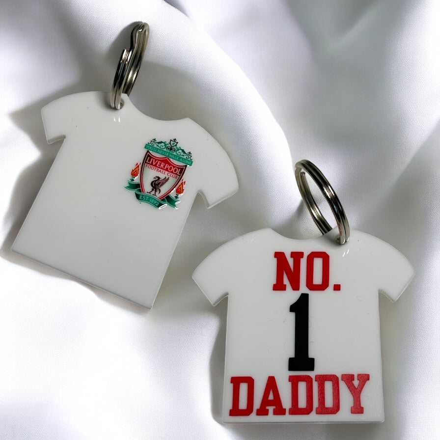Personalised Football Shirt Keyring
