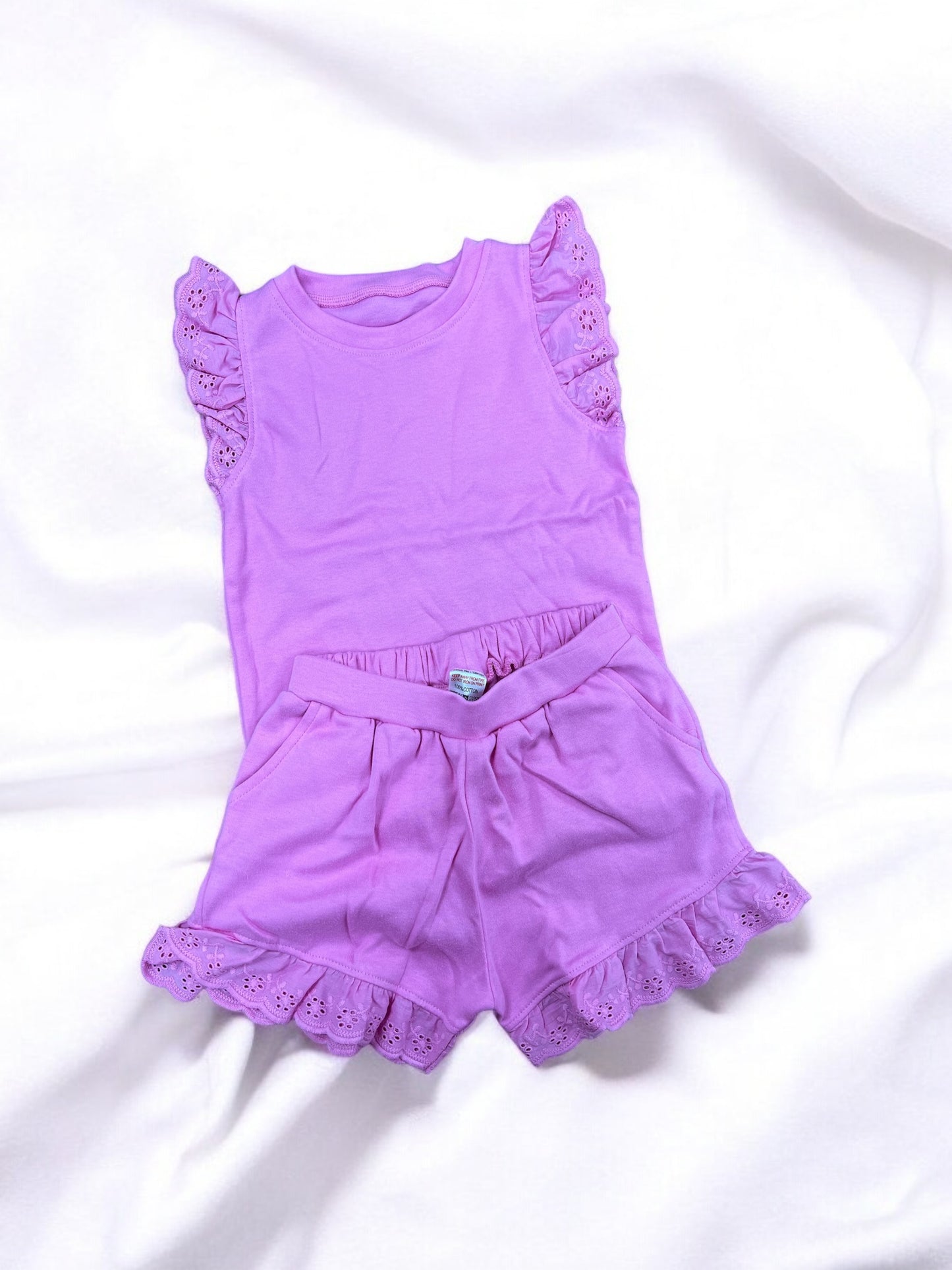 Personalised Pink 4-5yrs frill set