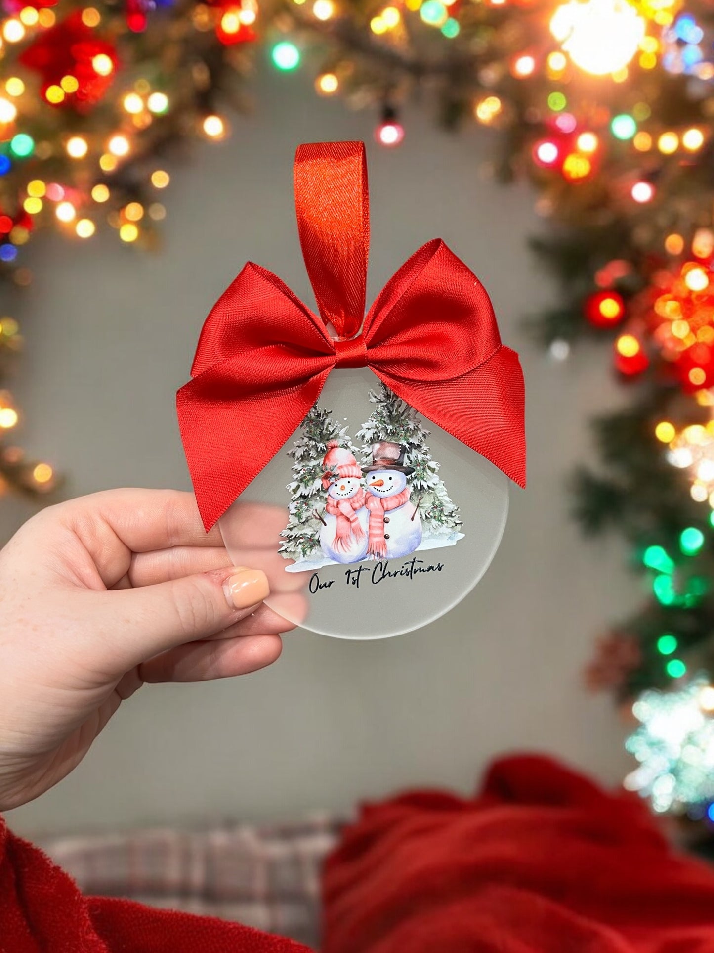 Our 1st Christmas Personalised Tree Decoration