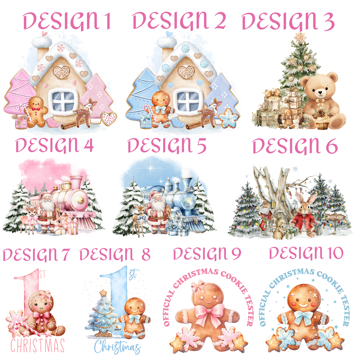 Personalised White Christmas Eve Magnetic Gift Box