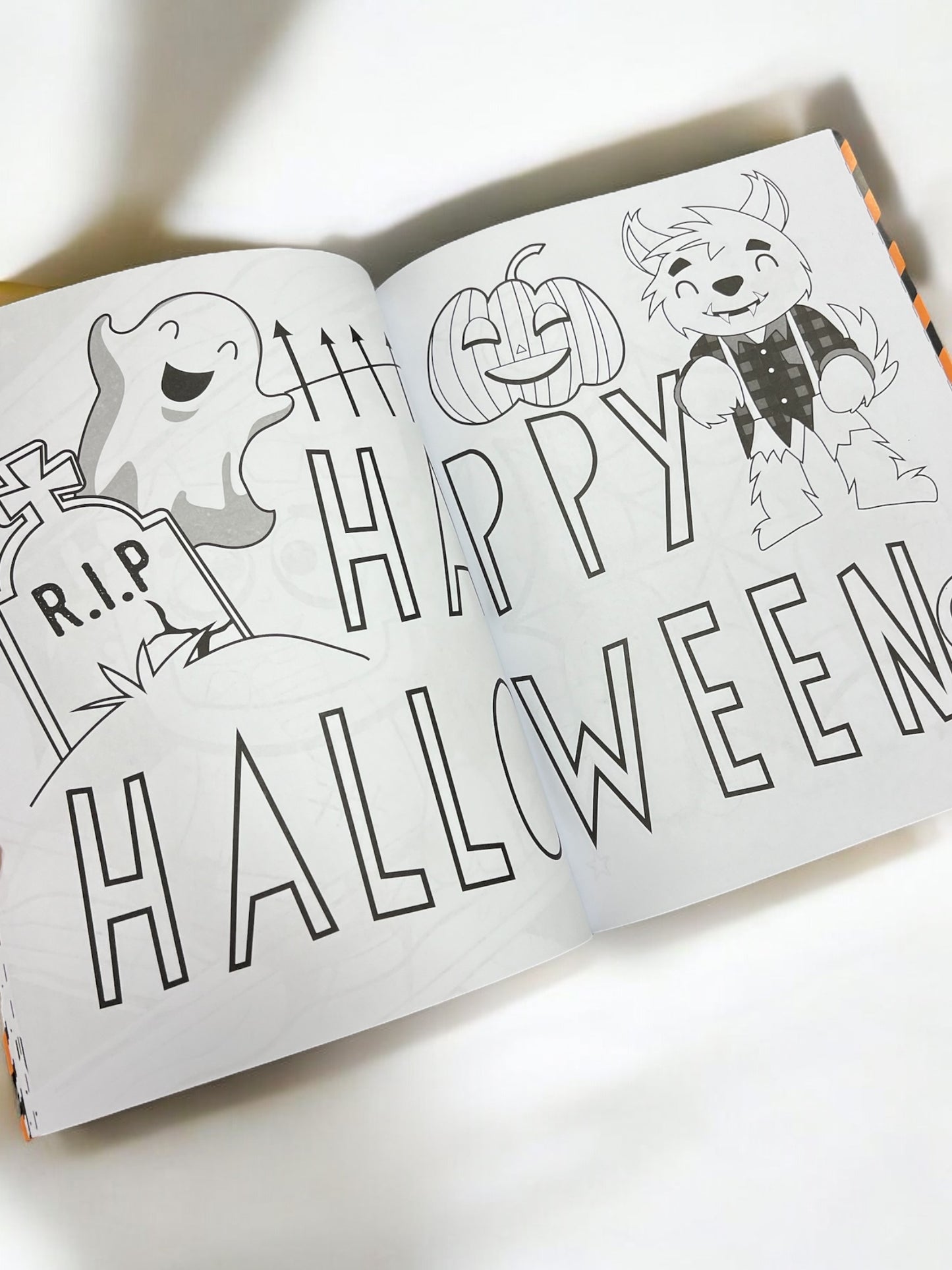 Personalised Halloween Colouring Book With Pencils