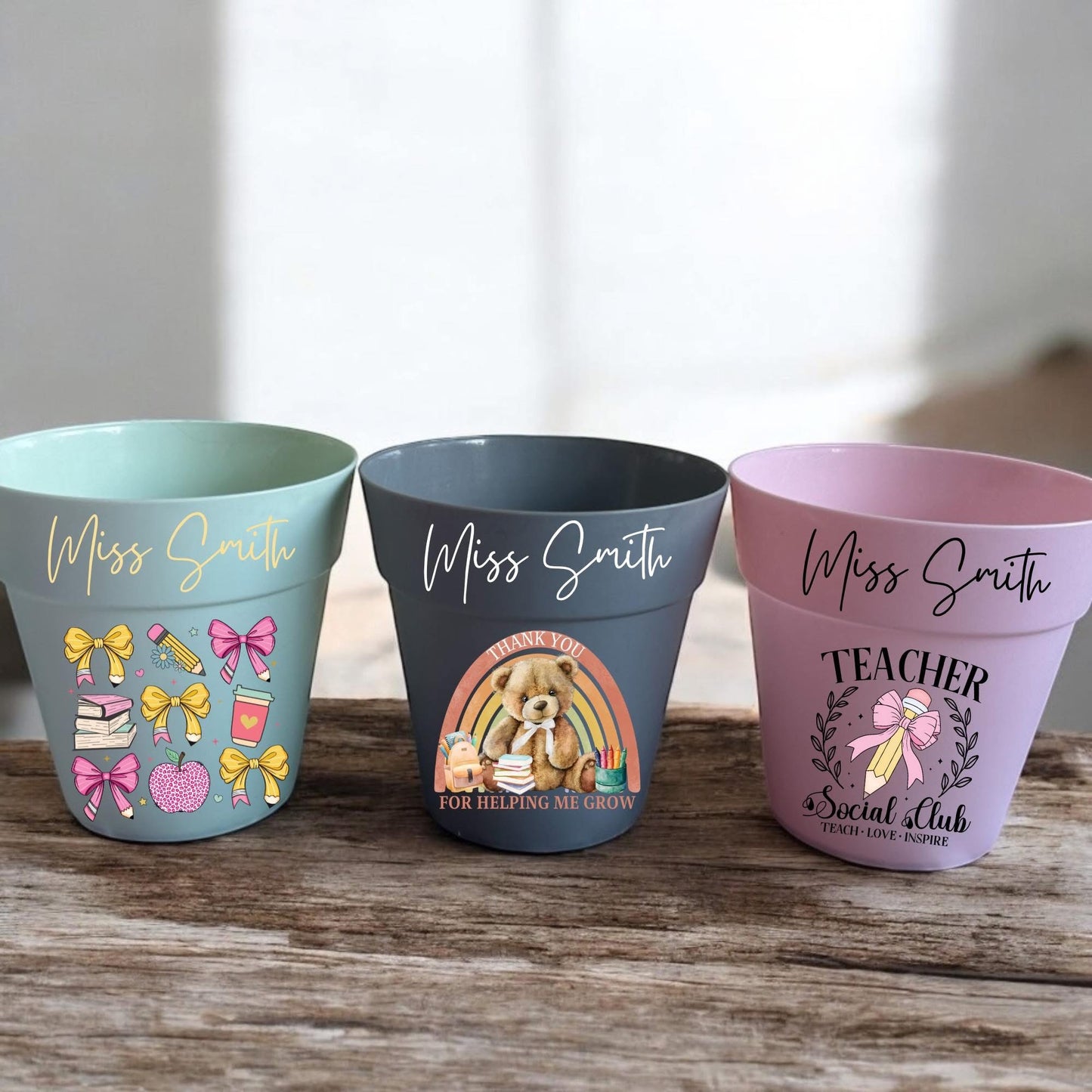 Personalised Teacher Plant Pot