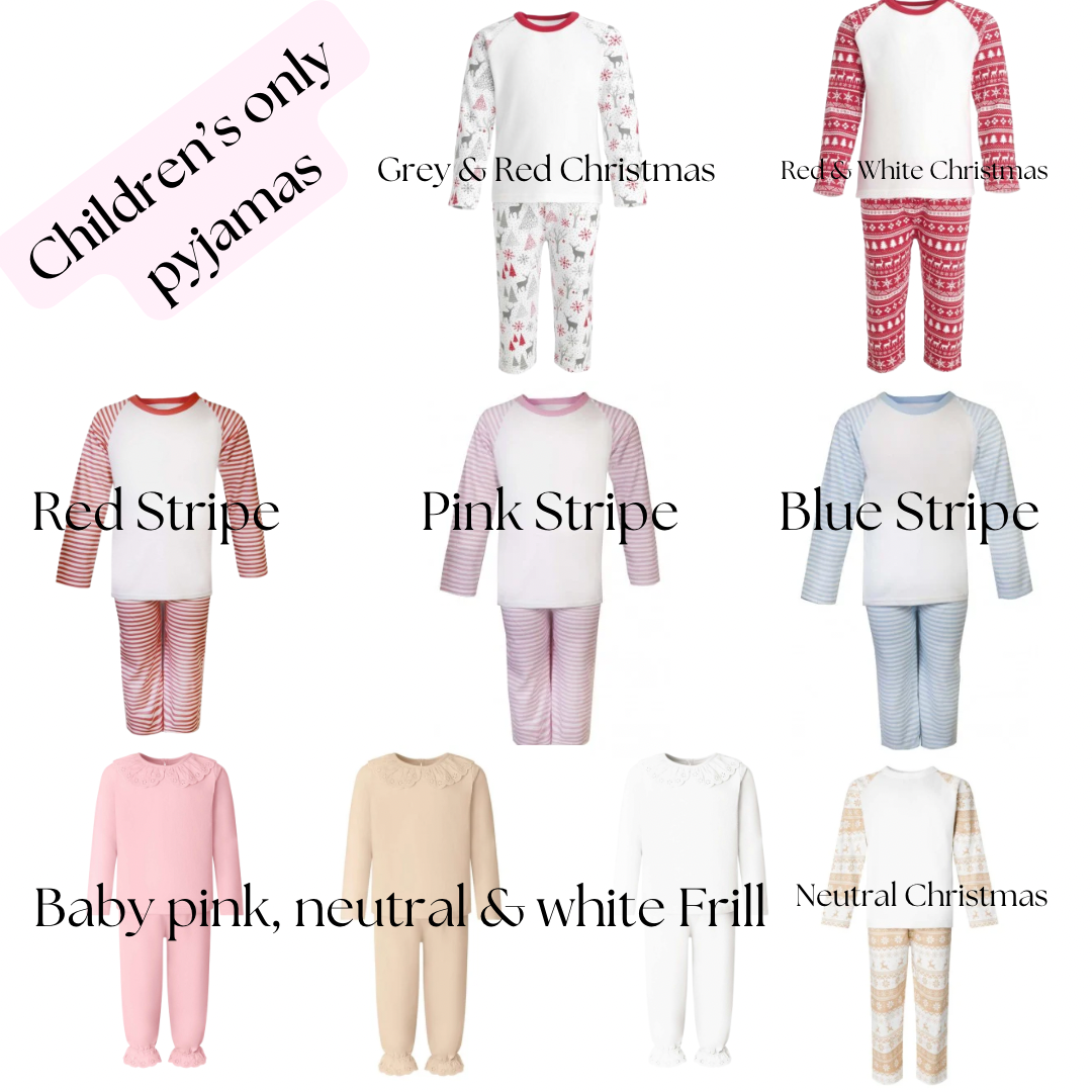 Personalised Christmas Eve Children’s Pyjamas