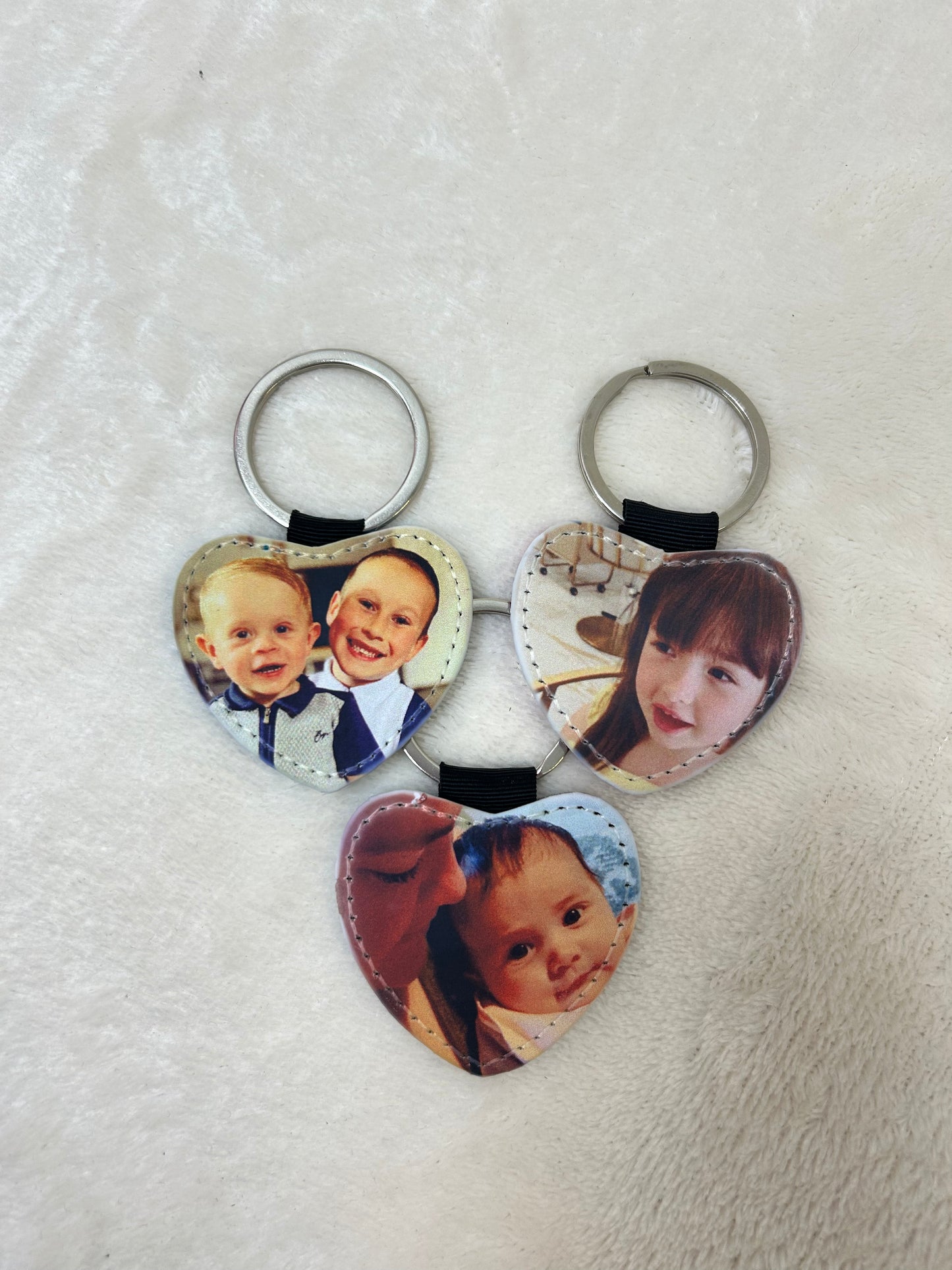 Glitter Photo Keyring