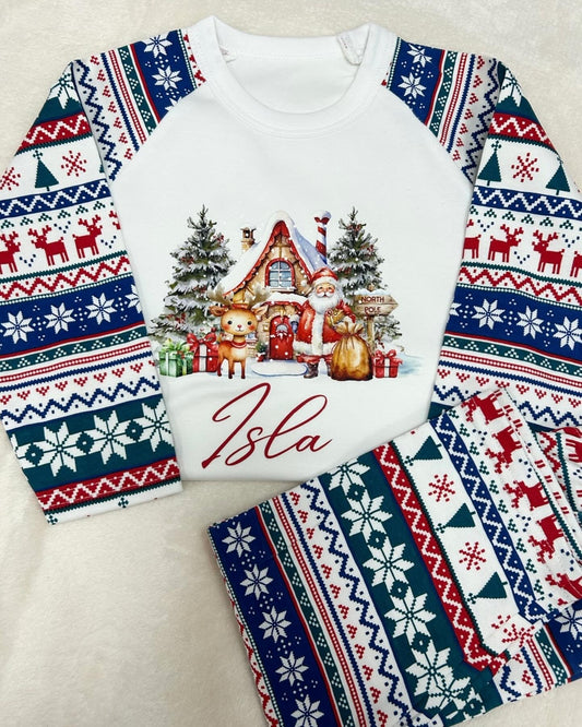 Children’s Personalised Christmas Pyjamas