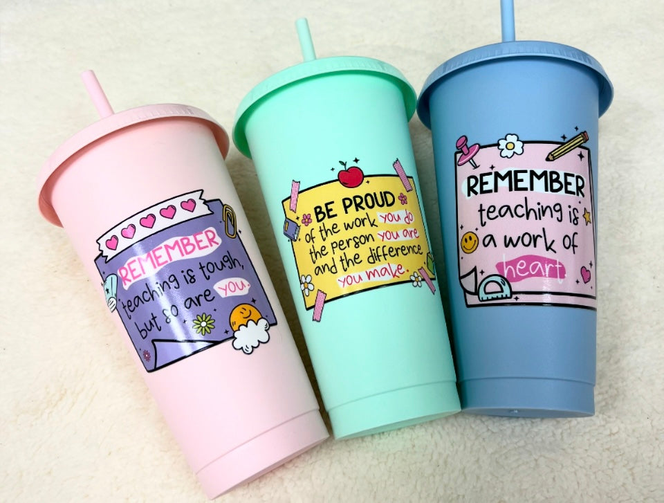 Teacher Gift Cold Cups