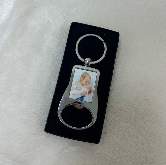 Photo Bottle Opener Keyring