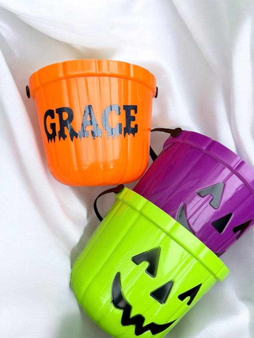 Personalised Halloween Bucket