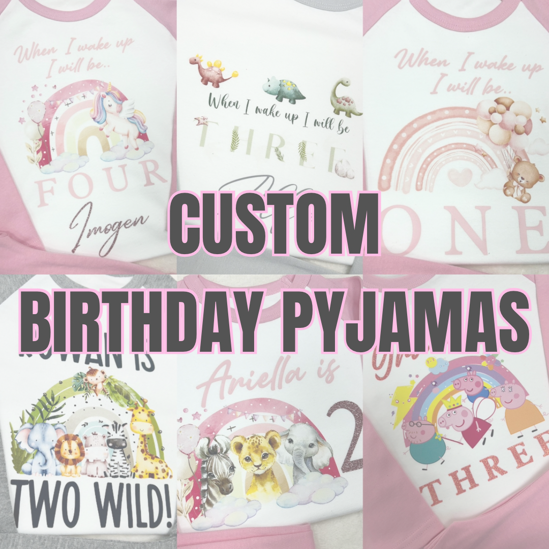 Custom Birthday Pyjamas