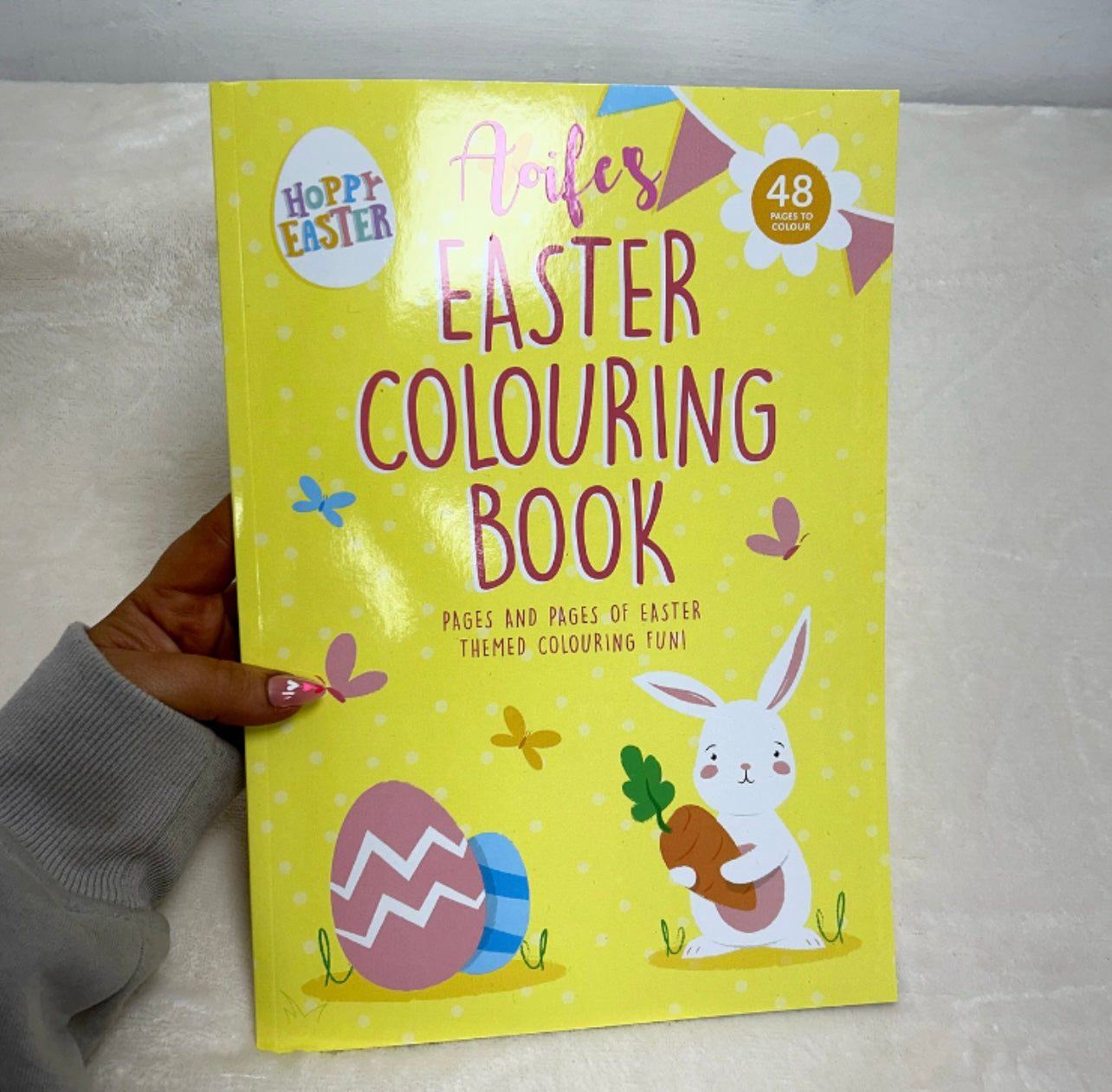 Personalised colouring book