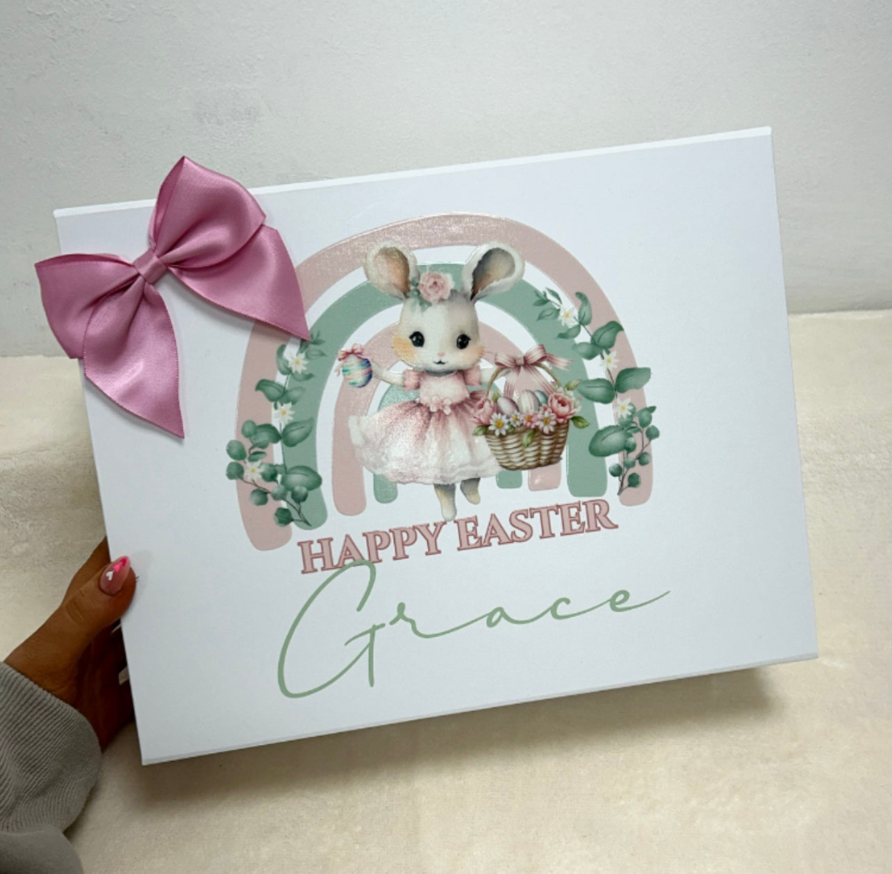 Personalised Easter magnetic gift box