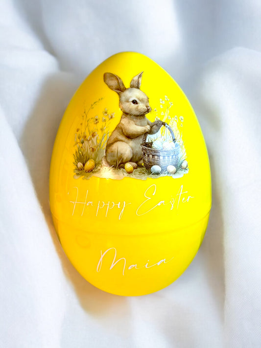 Yellow Personalised Jumbo 14” Easter Egg
