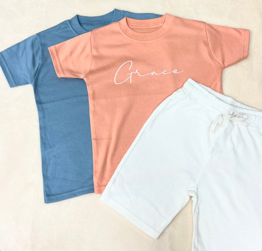 Personalised Shorts & T-Shirt Set