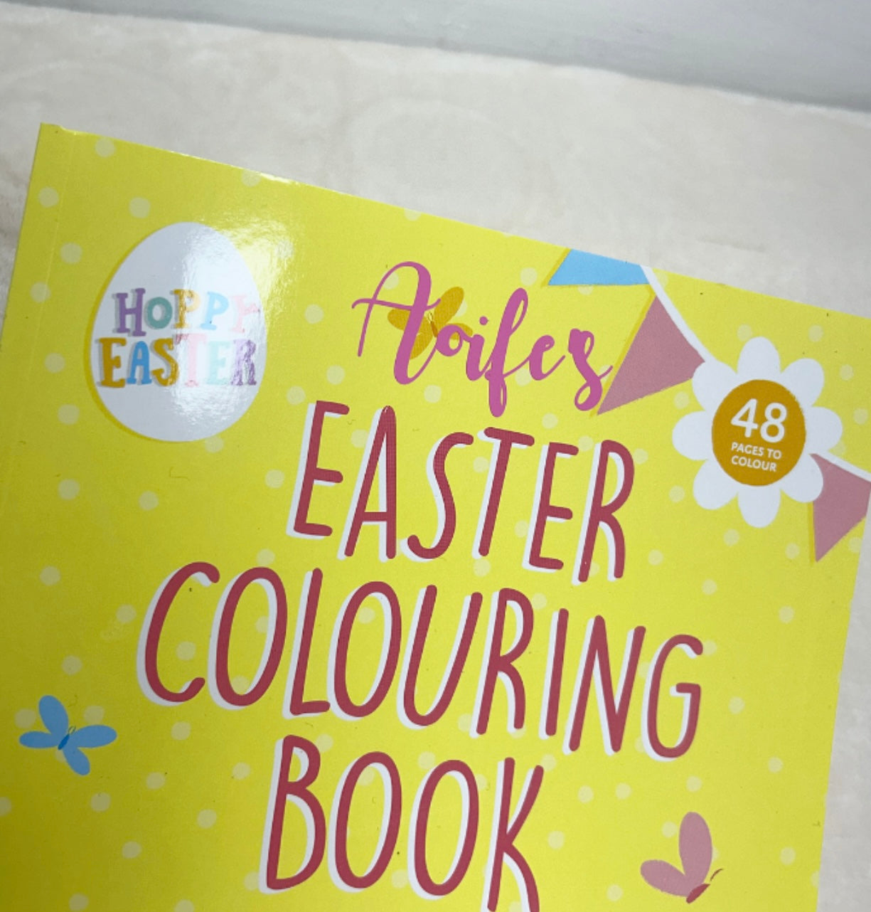 Personalised colouring book