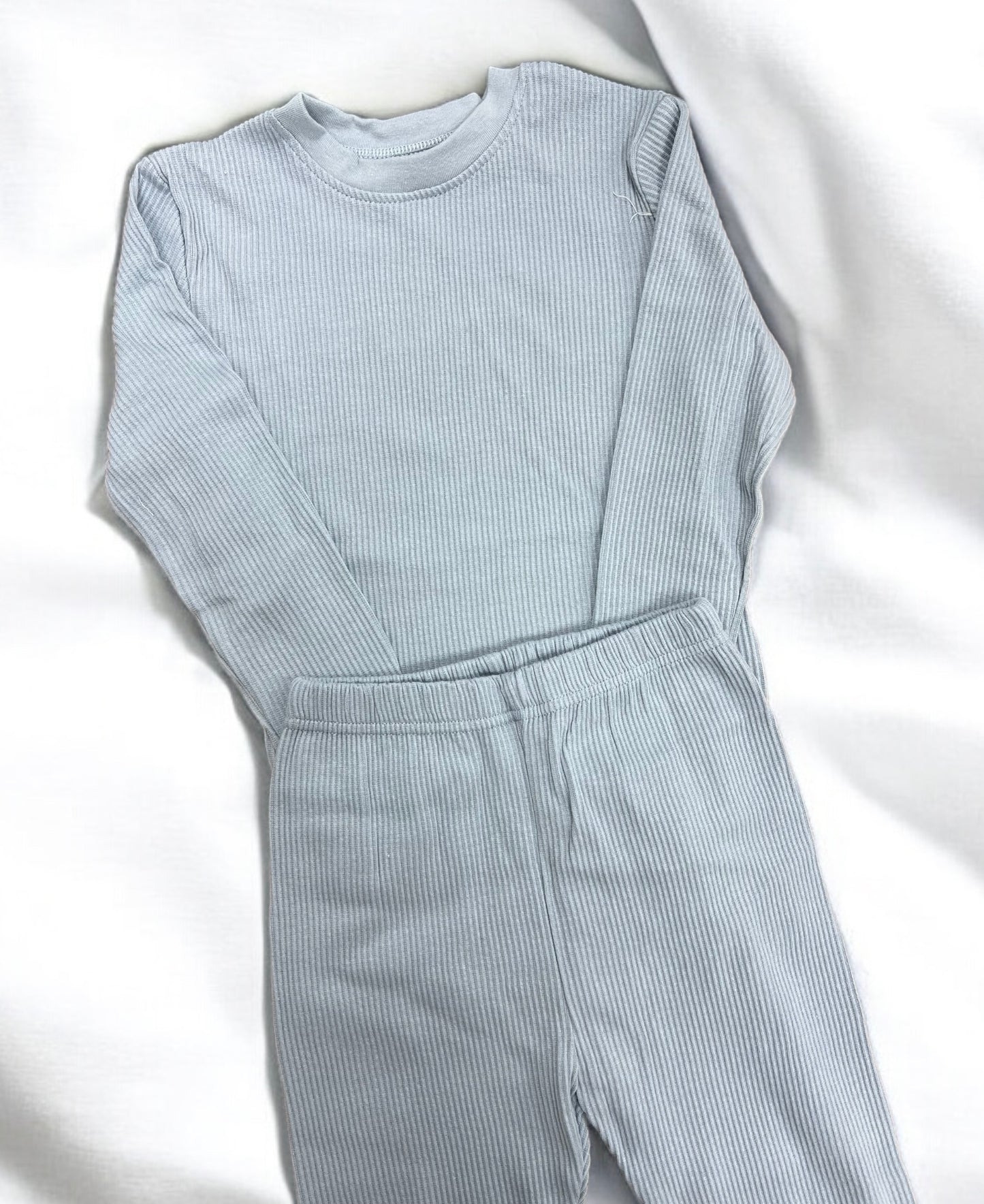 Personalised Blue Ribbed Loungewear