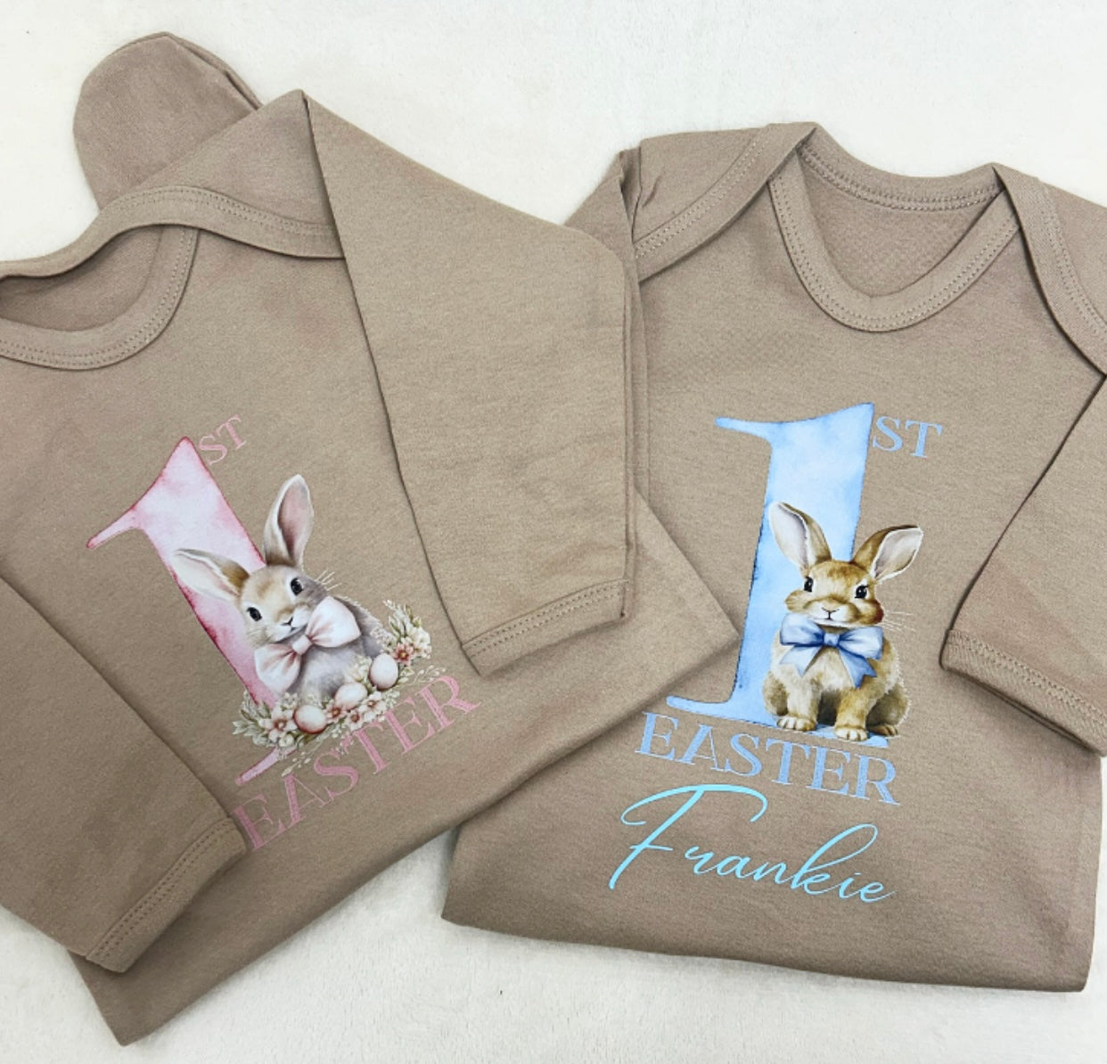 Personalised 1st Easter Babygrow