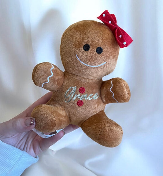 Personalised Gingerbread Teddy 16cm