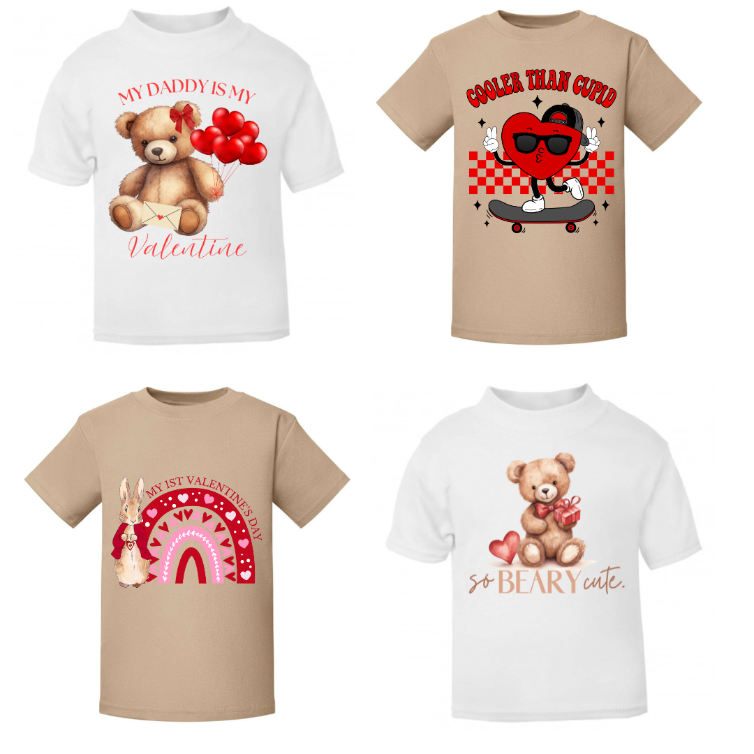 Children’s Personalised Valentine’s T-shirt