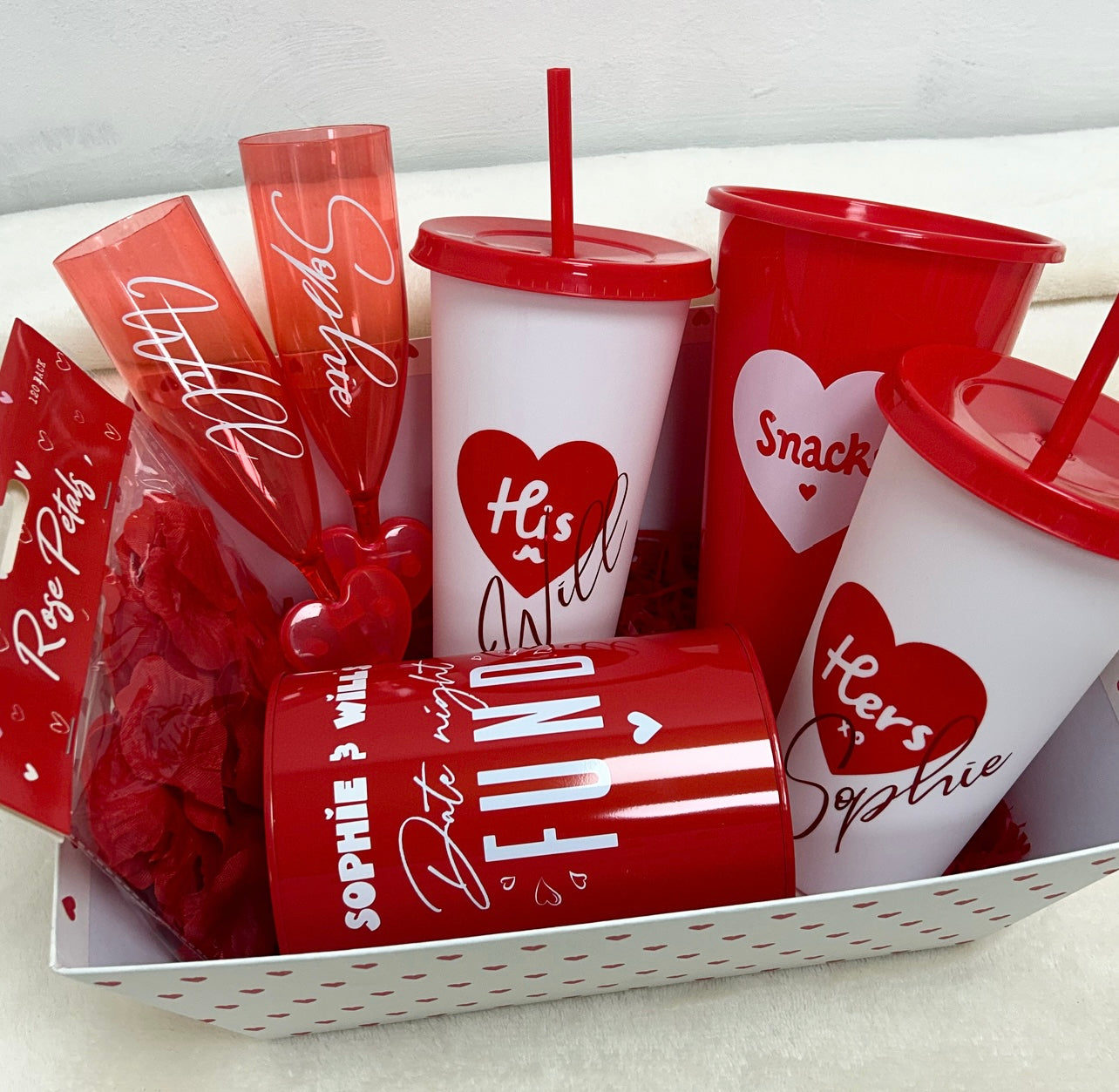 Valentine’s “Date Night at Home” Personalised Hamper