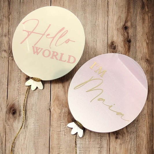 Personalised Acrylic Balloon