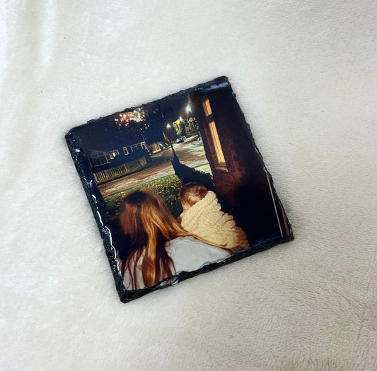 Photo Coaster Slate