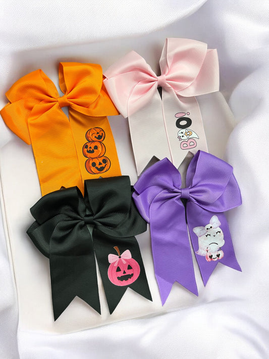 Children’s Personalised Halloween Large Hair Bow