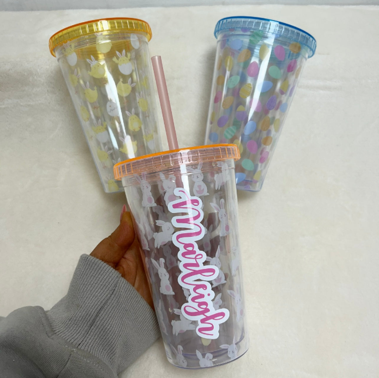 Personalised Easter tumbler