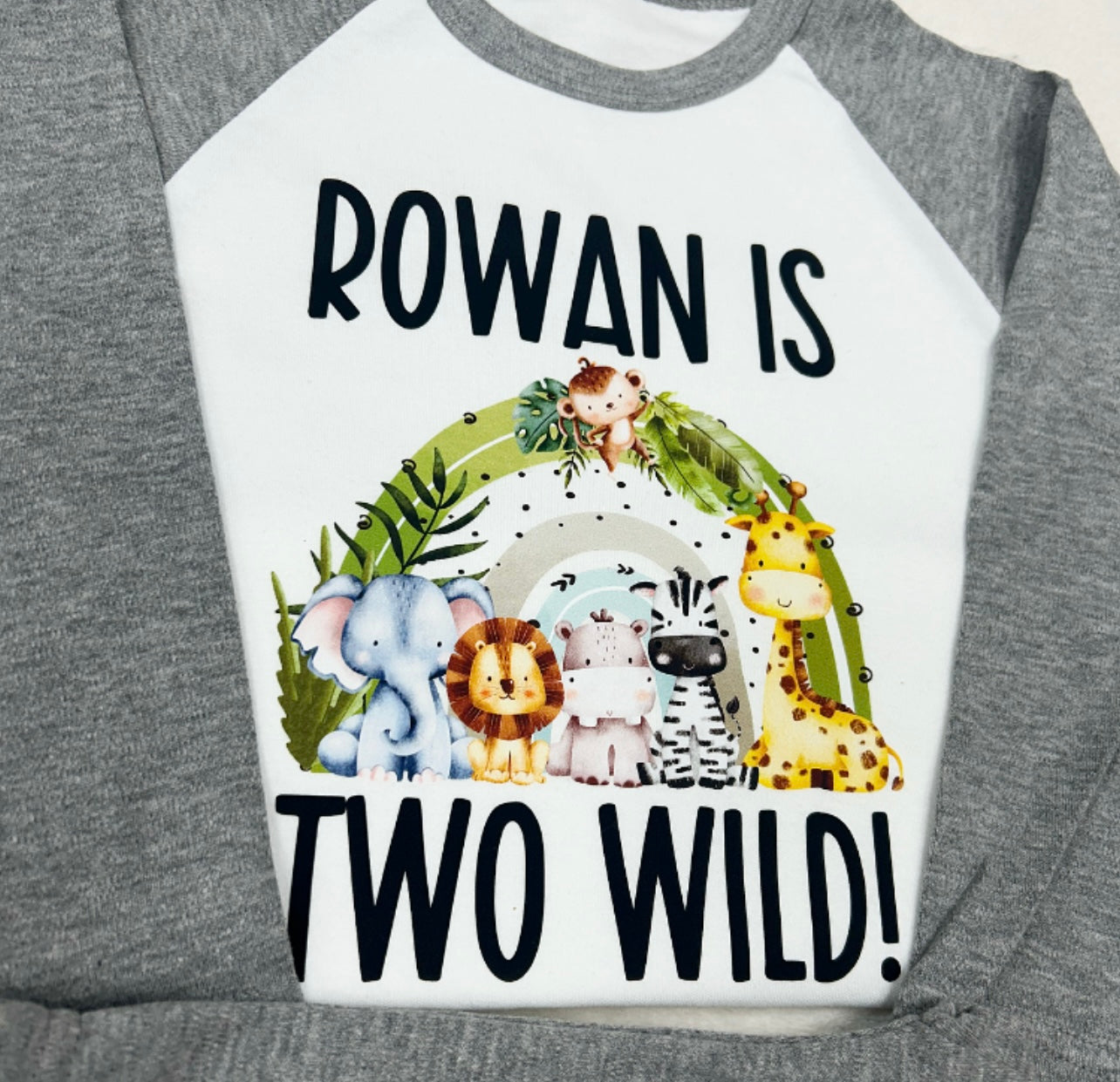 Safari Animals Birthday Pyjamas