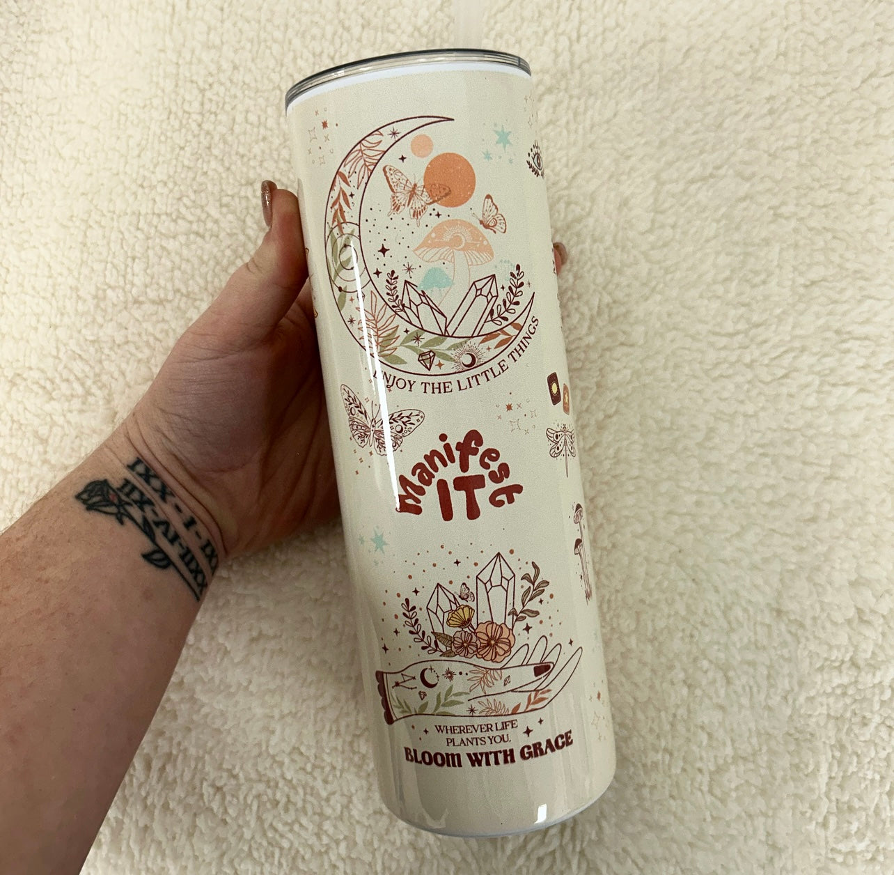 Butterflies Manifestation 20oz Stainless Steel Tumbler