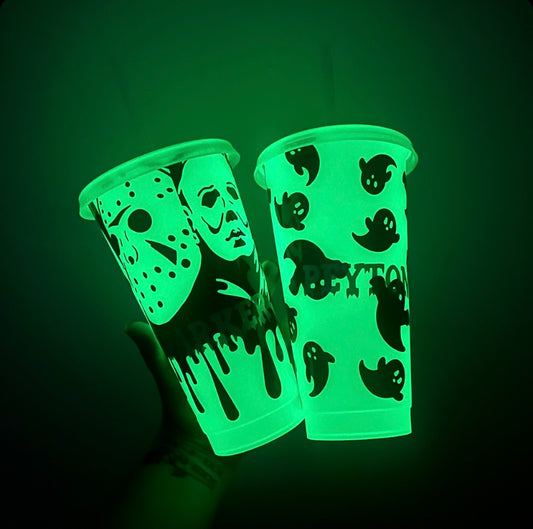 Horror Movie Glow 24oz Cold Cup