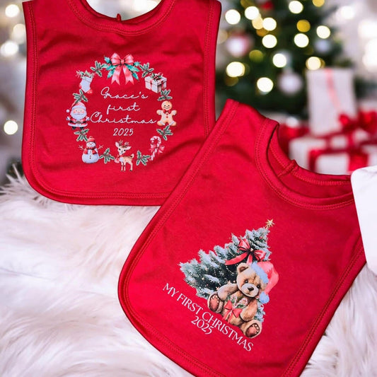 Personalised Christmas Bib