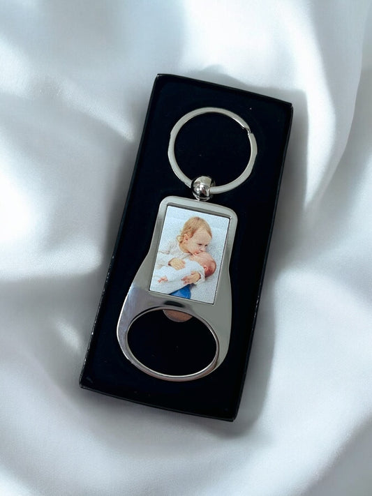 Photo Bottle Opener Keyring