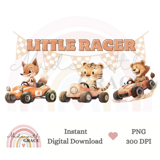 DIGITAL DOWNLOAD PNG - Little Racer