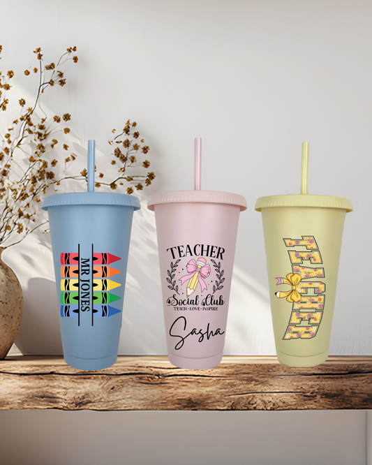 Personalised Teacher Cold Cup