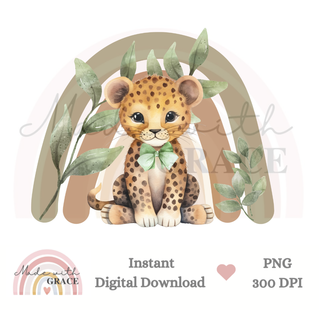 DIGITAL DOWNLOAD - Safari Rainbow Cub