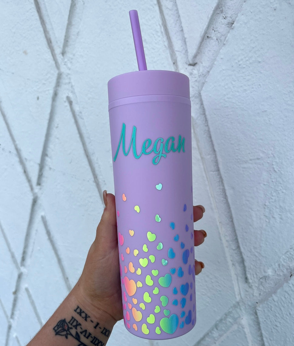 Personalised 16oz Acrylic Skinny Tumbler