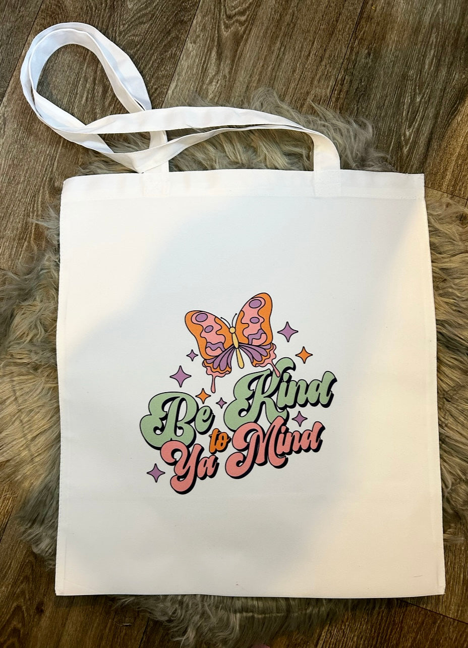 Be Kind To Ya Mind Shopper Tote Bag