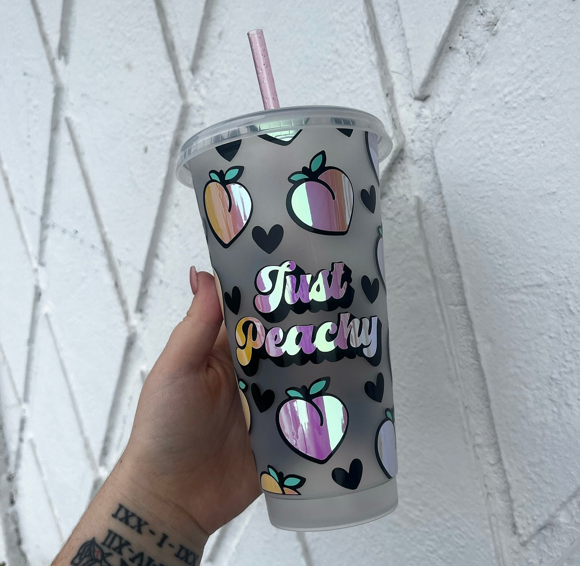 Just Peachy 24oz Cold Cup