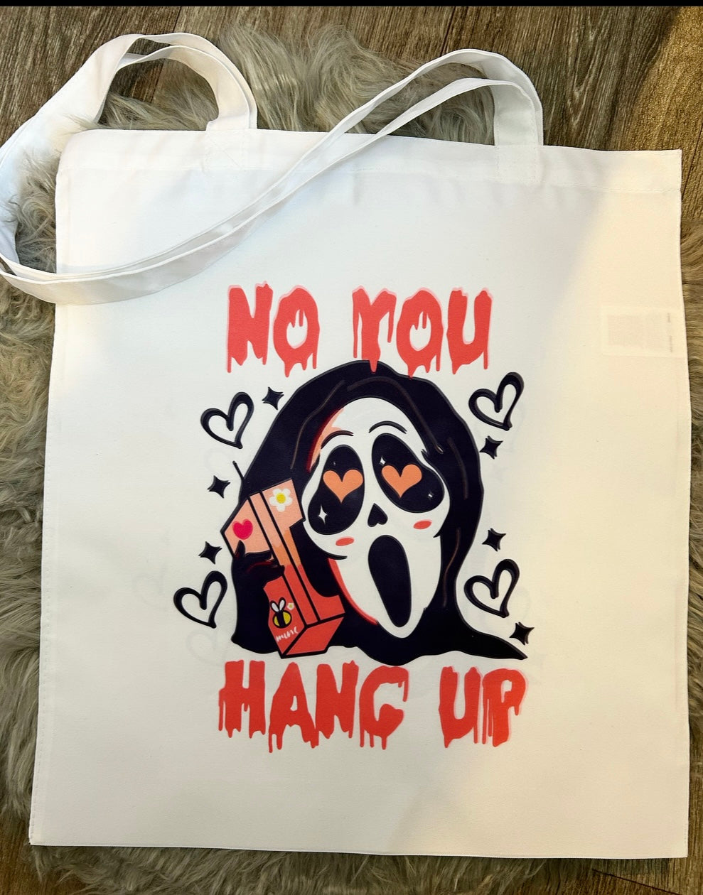 No You Hang Up Shopper Tote Bag