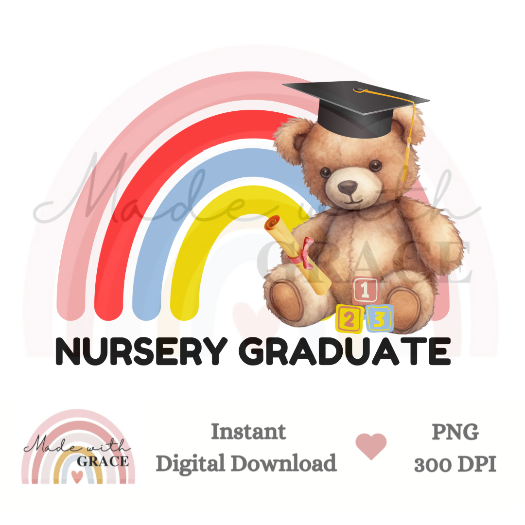 DIGITAL DOWNLOAD PNG - Nursery Graduate