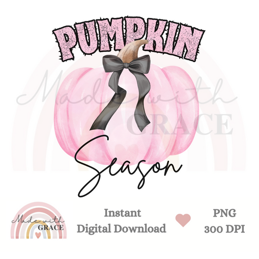 DIGITAL DOWNLOAD PNG - PUMPKIN SEASON