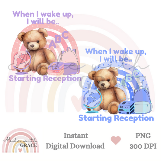 DIGITAL DOWNLOAD PNG - STARTING RECEPTION DUO