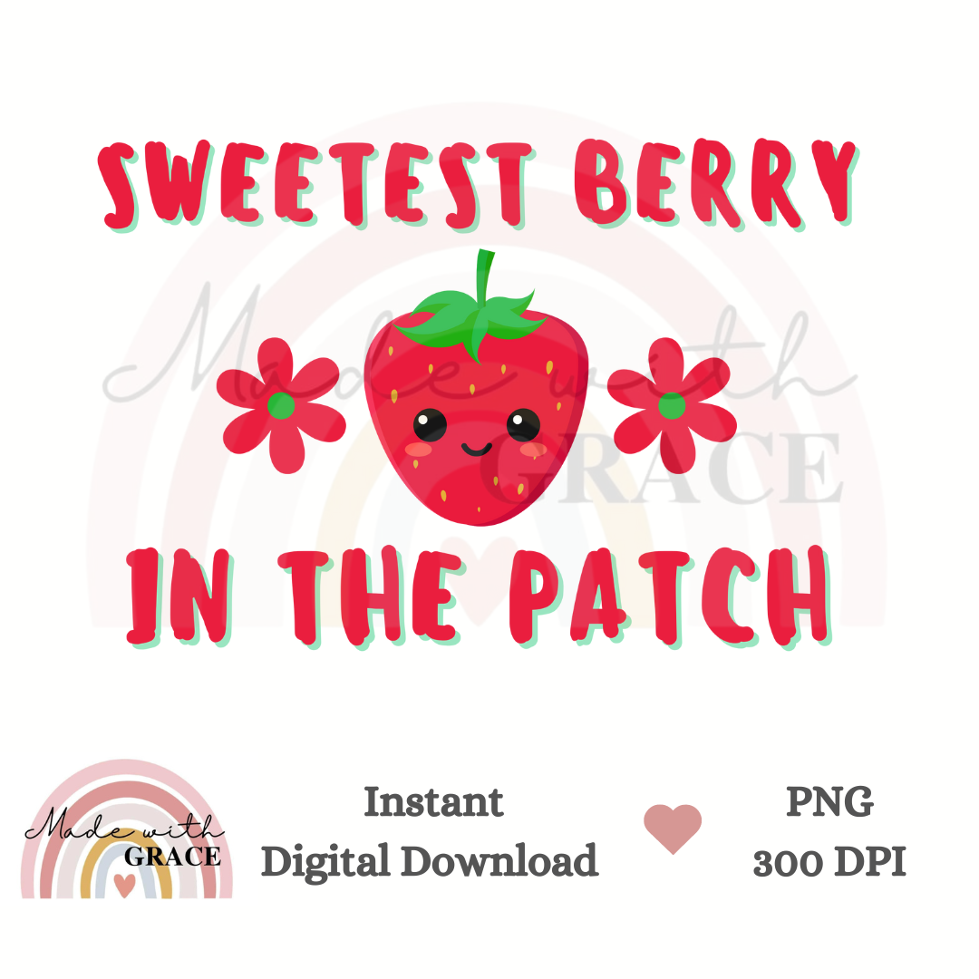 DIGITAL DOWNLOAD PNG - Sweetest Berry