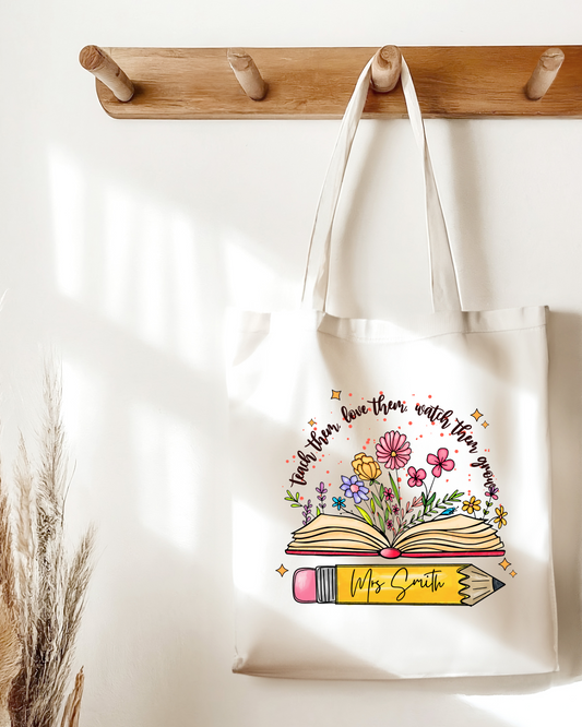 Personalised Teacher’s Tote Bag