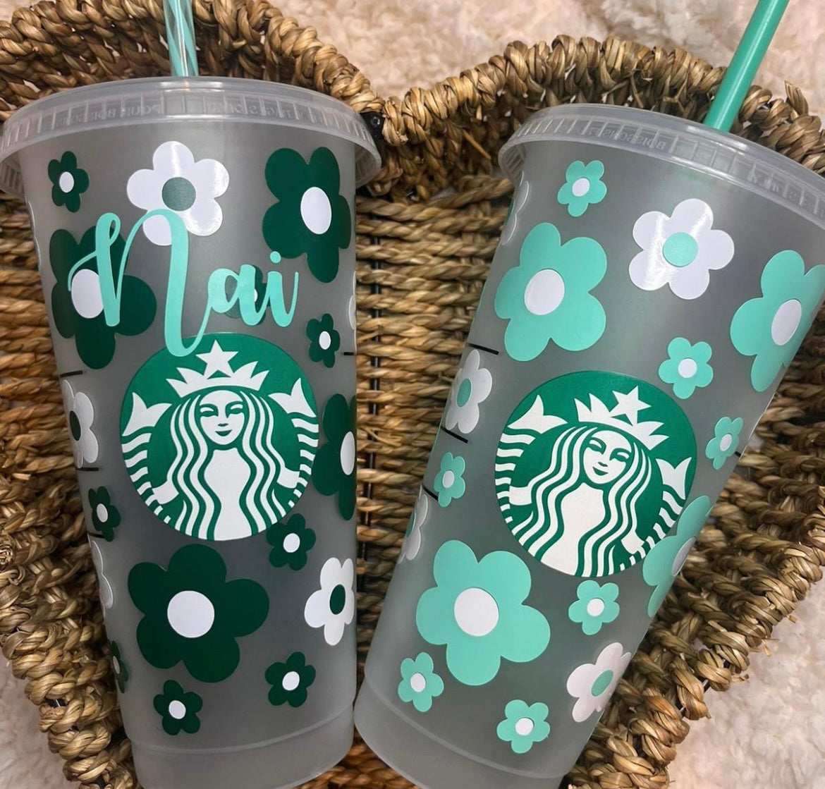 Flowers Personalised 24oz SB Cold Cup